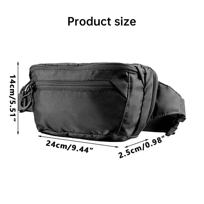 Tactical Molle Chest/Waist CCW Bag (with Pistol Holster) - EDC/Hunting
