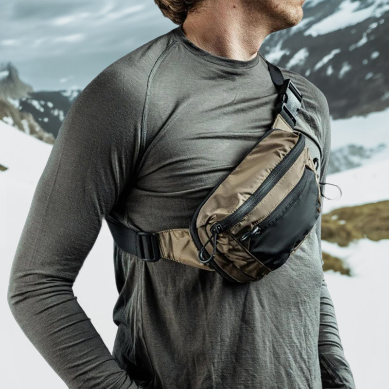 Tactical Molle Chest/Waist CCW Bag (with Pistol Holster) - EDC/Hunting